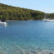 Yacht anchorage in Velika Sabusa Bay