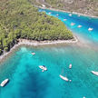 Yacht moorings in Vodenjak bay