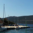 Yacht moorings in Marinica Bay