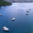 Yacht moorings in Paladinica Bay