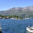 Yacht moorings in Uvala Luka-Korcula