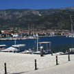 Yacht moorings in the Tyros Fishport