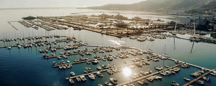 Yacht marina Porto Mirabello. La Spezia. Liguria. Italy.