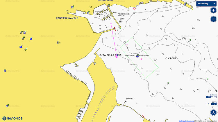 To open Navionics chart of Esaom Cesa Yacht Marina