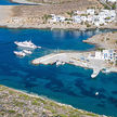 Yacht anchorage in the Ayios Nikolaos bay