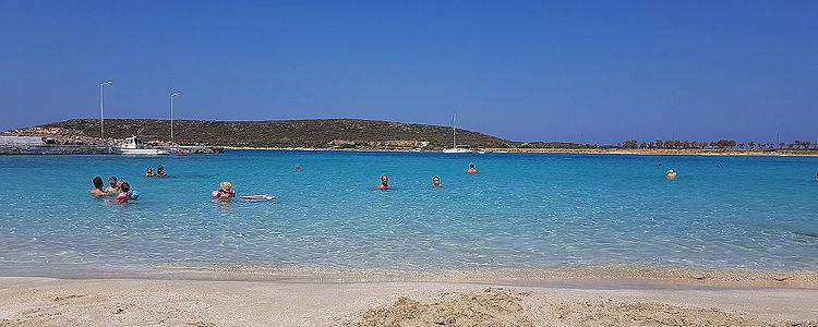 Yacht anchorage in Diakofti Bay