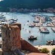 Yachts mooring in Porto Marciana