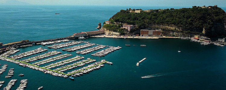 Yacht mooring at Nisida piers