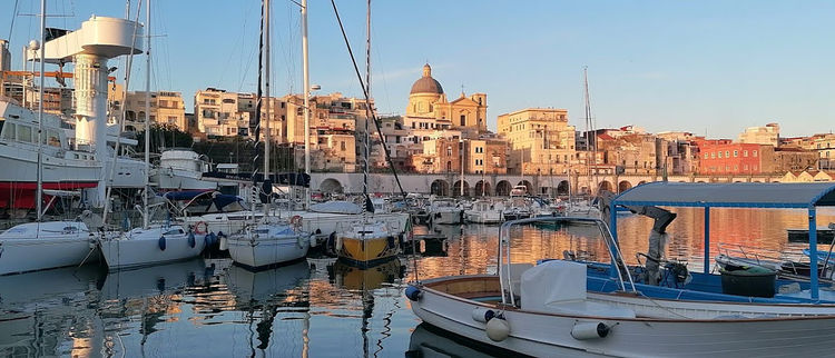 Yacht mooring in Porto Torre Annuciato