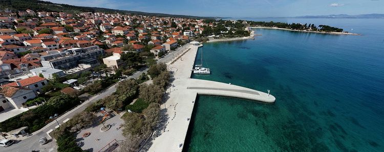 Yacht moorings in Supetar