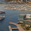 Moorings yachts in the Marina di Stabia