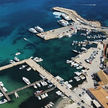 Yacht moorings in Cala Principale on Favignana Island