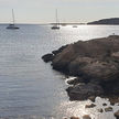 Yacht mooring at Cape Longa off Favignana Island