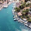 Yacht moorings in Bobovisce