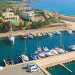 Yacht mooring in Port Llisses