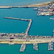 Yachts mooring in Club Nautic Sant Carlos