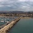 Yacht mooring in San Leone Harbor