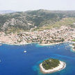 Yacht moorings in Hvar town