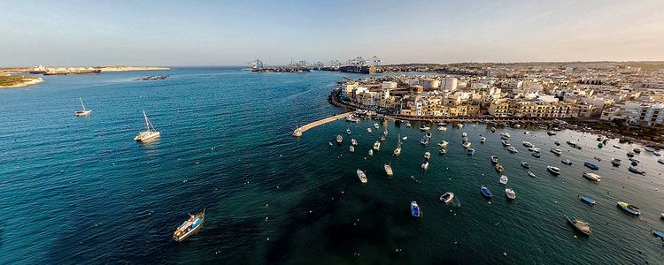 Yacht anchorage in St George's Bay