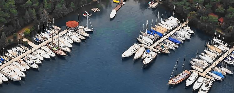 Yachts at the Club Marina Gecek