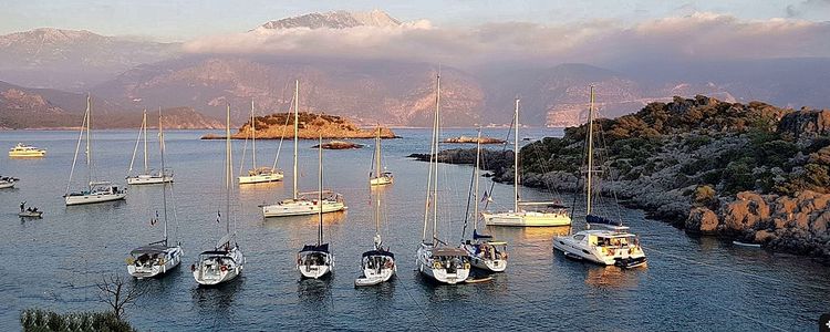 Yachts in Aquarium Bay