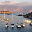 Yacht moorings in the Aquarium Bay