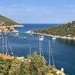 Yacht moorings in Zaklopatica Bay