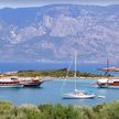 Yachts anchorage near Sedir Island