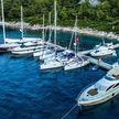 Yacht moorings in Kumlubuk Bay