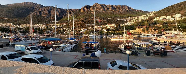 Yachts in the Fishport of Kas