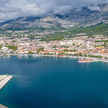 Yacht mooring in Makarska