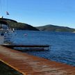 Yacht mooring at Ordinacija restaurant in Slano