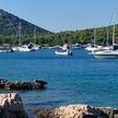 Yacht moorings in Tijascica Bay