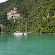 Yacht anchorage off Gubang Darat Island