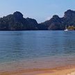 Yacht anchorage at Tanjung Rhu Beach