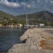 Yacht anchorages at the Methana Pier