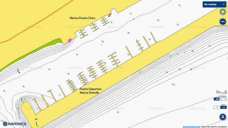 To open Navionics chart of Puerto Chico Marina marina