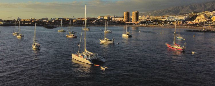 Yacht anchorage at Vistas Beach