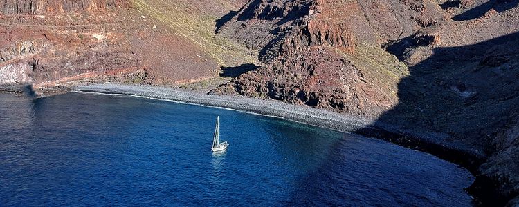 Yacht anchorage at Cape Gorda