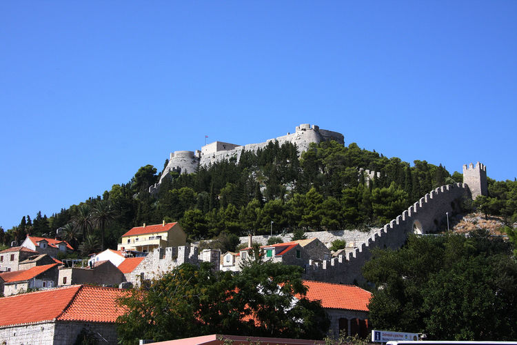 Spanish fortress on the island of Hvar. Croatia