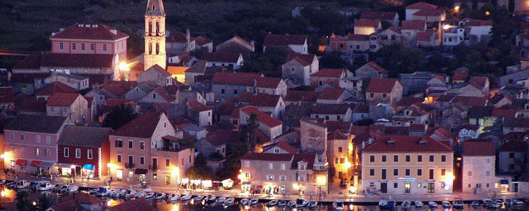 The attractions of Stari Grad. Island Hvar. Croatia  