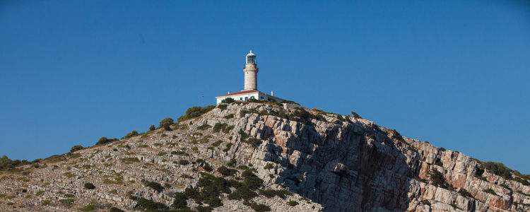 Struga Lighthouse. Lastovo Island. Croatia