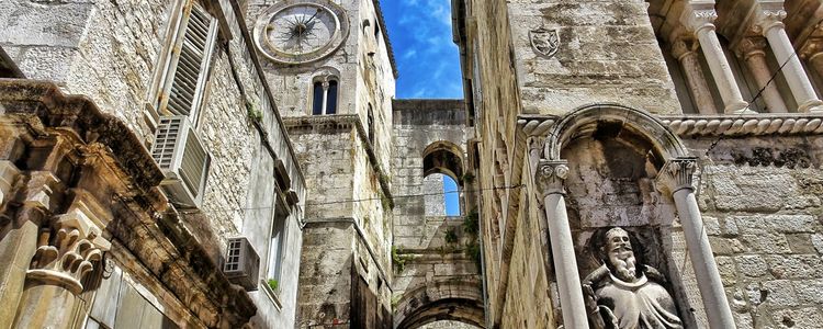 Palace of Emperor Diocletian. Split. Croatia.