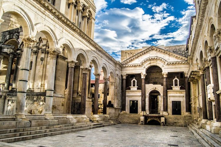 Palace of Emperor Diocletian. Split. Croatia.