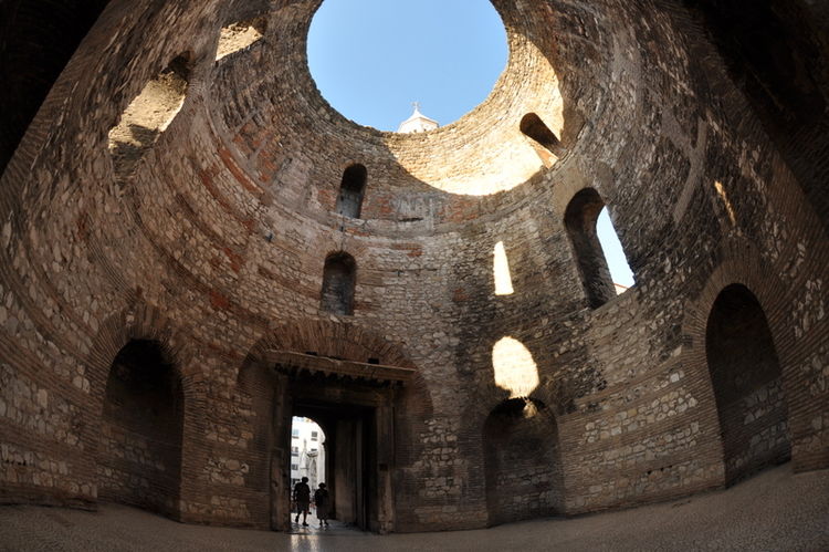 Palace of Emperor Diocletian. Split. Croatia.