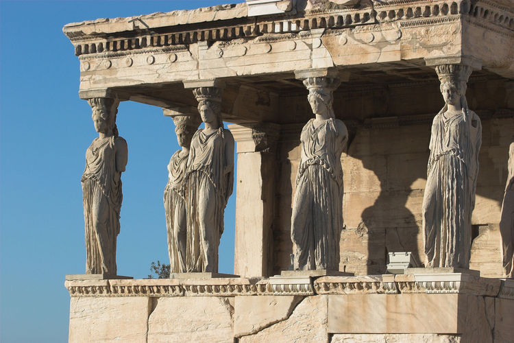 Caryatids. Athens Acropolis