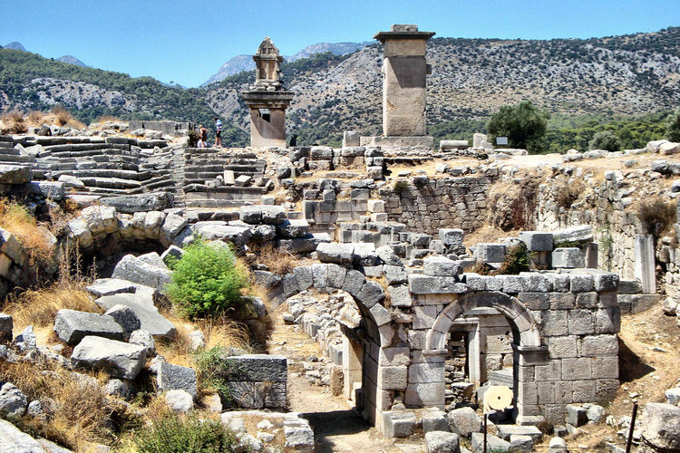 The outskirts of Kalkan. Ksantos.