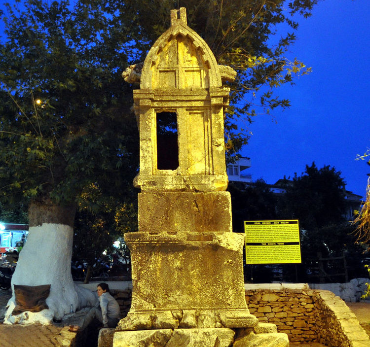 The Lycian Tomb of the Lion in Kas