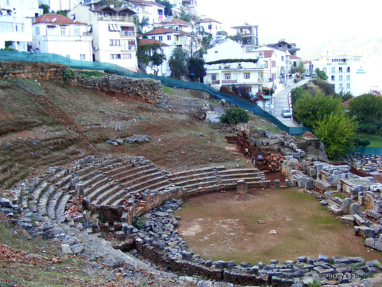 Ancient theater. Fethie. Turkey.