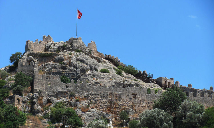 Castle. Fethie. Turkey